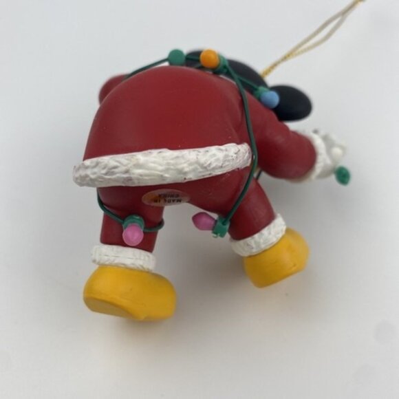 Grolier Disney Christmas Magic Ornament Mickey's Tangled Lights Vintage - Picture 6 of 6